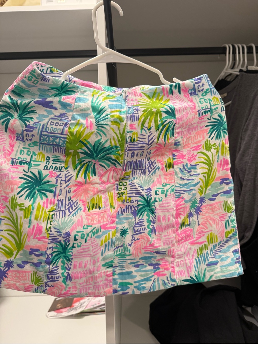 Lily Pulitzer Tropical Print Mini Skirt - Multi Pink